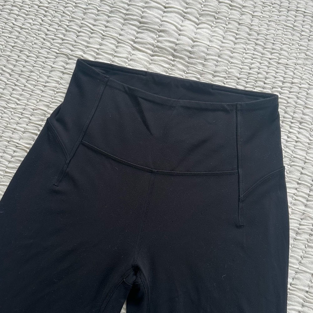 Lululemon black split flare leggings